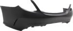 ReplaceXL Rear Primed Bumper Cover, Sedan, Without Sensor Holes, CAPA Certified - Image 2