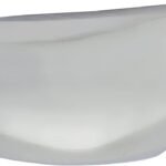 ReplaceXL Front, Driver Side Bumper End, Chrome Plastic CAPA Certified