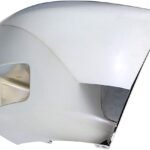 ReplaceXL Front, Driver Side Bumper End, Chrome Plastic CAPA Certified