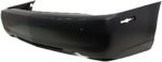 ReplaceXL Rear Primed Bumper Cover, With Turn Signal Light Holes, Without Upper Chrome Trim, CAPA CERTIFIED - Image 2