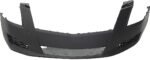 ReplaceXL Front Primed Bumper Cover, Without Day Time Running Light, Parking Aid Sensor Holes, Collision System and Steering Aid