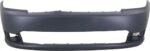 ReplaceXL Front Primed Bumper Cover, Without Parking Aid Sensor Holes, CAPA Certified