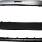 ReplaceXL Front Primed Bumper Cover, For Models with Active Park Assist System and without Tow Hook Hole, CAPA Certified