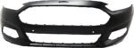 ReplaceXL Front Primed Bumper Cover, For Models with Active Park Assist System and without Tow Hook Hole, CAPA Certified