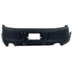 ReplaceXL Rear Primed Bumper Cover, Except Boss 32 Model, Without Parking Aid Sensor Holes, CAPA CERTIFIED - Image 2