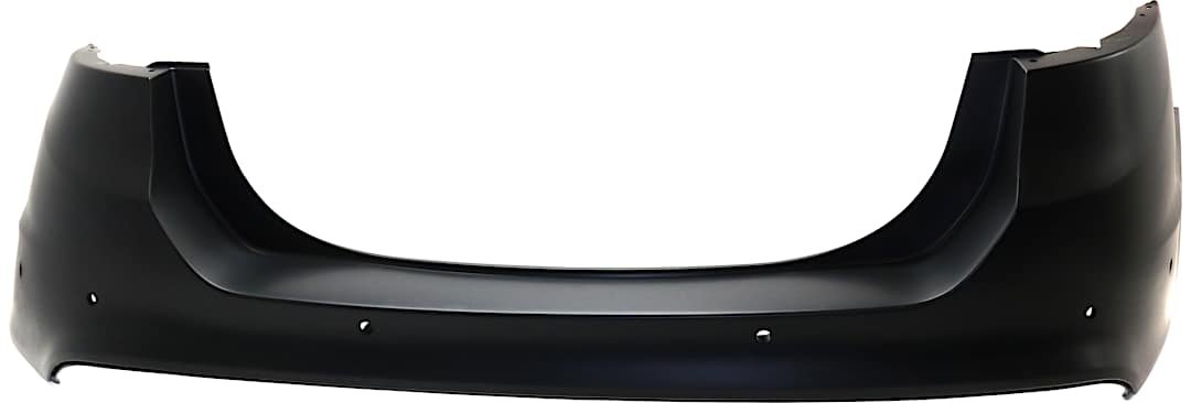 r-repf760168pq_1.jpg ReplaceXL Rear Primed Bumper Cover, With Parking Aid Sensor Holes, CAPA CERTIFIED - Image 1