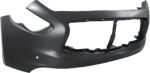 ReplaceXL Front Primed Bumper Cover, For Models With Premium Package, With Parking Aid Sensor Holes, Without Fog Light Holes, With Navigation System, CAPA CERTIFIED - Image 3