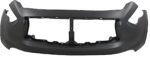 ReplaceXL Front Primed Bumper Cover, Without Navigation System, Without Parking Aid Sensor Holes, Without Fog Light Holes, Without Navigation System, CAPA CERTIFIED