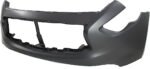 ReplaceXL Front Primed Bumper Cover, Without Navigation System, Without Parking Aid Sensor Holes, Without Fog Light Holes, Without Navigation System, CAPA CERTIFIED - Image 2