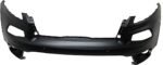 ReplaceXL Front Primed Bumper Cover, Except Trailhawk Model, With Parking Aid Sensor Holes and Advance Park System Holes, CAPA CERTIFIED