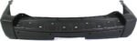 ReplaceXL Rear Primed Bumper Cover, With Trailer Hitch Holes and Parking Aid Sensor Holes, CAPA CERTIFIED