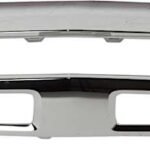 ReplaceXL Front Primed Bumper Cover, Without Park Assist, Park Sensor and Tow Hook Holes, With Camera Hole, CAPA Certified