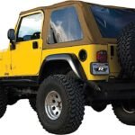Rampage 109517 Frameless Trail Top Series Soft Top - Frameless Design Spice Denim