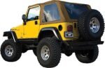 Rampage 109517 Frameless Trail Top Series Soft Top - Frameless Design Spice Denim