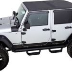 Rampage 139835 TrailView Series Soft Top - Frameless Design Black