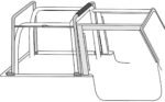 Rampage 68035 Complete Series Soft Top - With Frame (Frame Included) Black diamond - Image 5