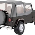 Rampage 68111 Complete Series Soft Top - With Frame (Frame Included) Gray