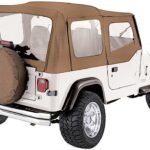 Rampage 68117 Complete Series Soft Top - With Frame (Frame Included) Spice Denim