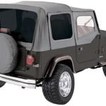 Rampage 68211 Complete Series Soft Top - With Frame (Frame Included) Black