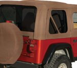 Rampage 68517 Complete Series Soft Top - With Frame (Frame Included) Spice Denim - Image 4