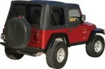 Rampage 68535 Complete Series Soft Top - With Frame (Frame Included) Black diamond
