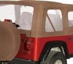 Rampage 68717 Complete Series Soft Top - With Frame (Frame Included) Spice Denim - Image 4