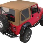 Rampage 68736 Complete Series Soft Top - With Frame (Frame Included) Khaki diamond