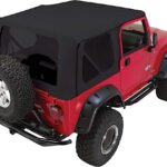 Rampage 68835 Complete Series Soft Top - With Frame (Frame Included) Black diamond