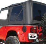 Rampage 912935 Factory Replacement Series Soft Top - Without Frame (Requires Factory Frame) Black diamond - Image 4