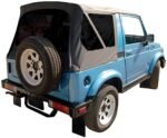 Rampage 98635 Factory Replacement Series Soft Top - Without Frame (Requires Factory Frame) Black diamond
