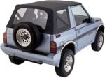 Rampage 98815 Factory Replacement Series Soft Top - Without Frame (Requires Factory Frame) Black Denim