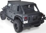Rampage 990235 TrailView Series Soft Top - Frameless Design Black diamond