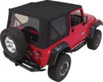Rampage 99315 Factory Replacement Series Soft Top - Without Frame (Requires Factory Frame) Black Denim