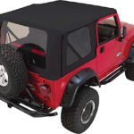 Rampage 99315 Factory Replacement Series Soft Top - Without Frame (Requires Factory Frame) Black Denim