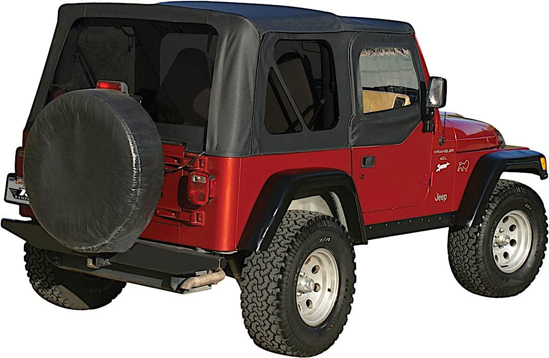 r9299535_1.jpg Rampage 99535 Factory Replacement Series Soft Top - Without Frame (Requires Factory Frame) Black diamond - Image 1