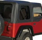Rampage 99535 Factory Replacement Series Soft Top - Without Frame (Requires Factory Frame) Black diamond - Image 2