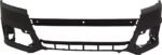 Replacement Front Primed Bumper Cover, Without Headlight Washer Holes