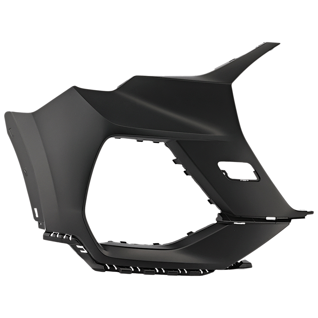 ra01110003_1.png Replacement Front, Passenger Side Bumper End, Primed Plastic - Image 1
