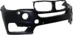 Replacement Front Primed Bumper Cover, For Models With Park Distance Control, Headlights Washer, Night Vision, For Models Without Park Assistant, Surround View, M Aerodynamics Package, CAPA Certified - Image 2