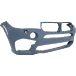 Replacement Front Primed Bumper Cover, For Models With Parking Assist System - Image 3