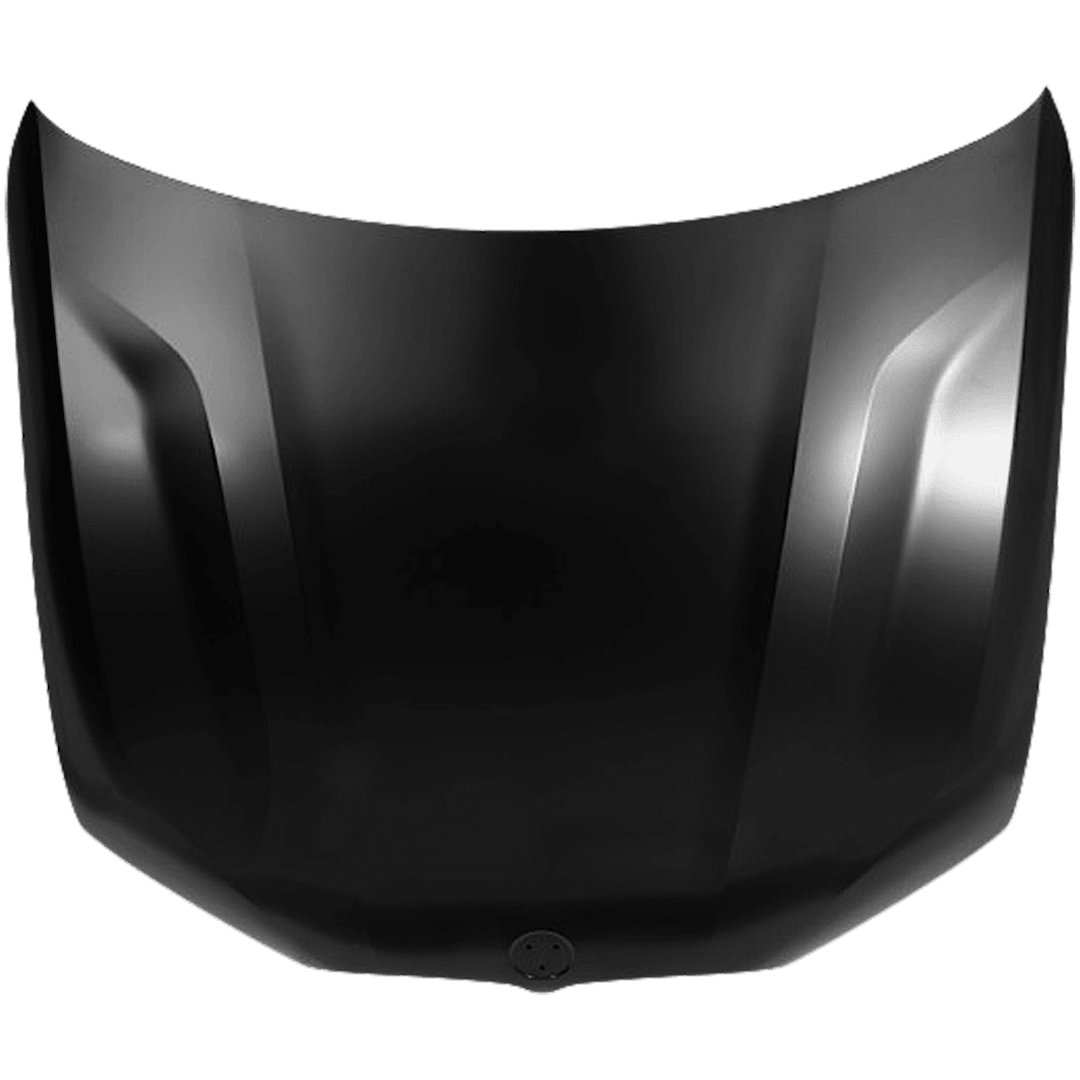 rb13010020q_1.png ReplaceXL Hood, Aluminum, Black, CAPA CERTIFIED - Image 1