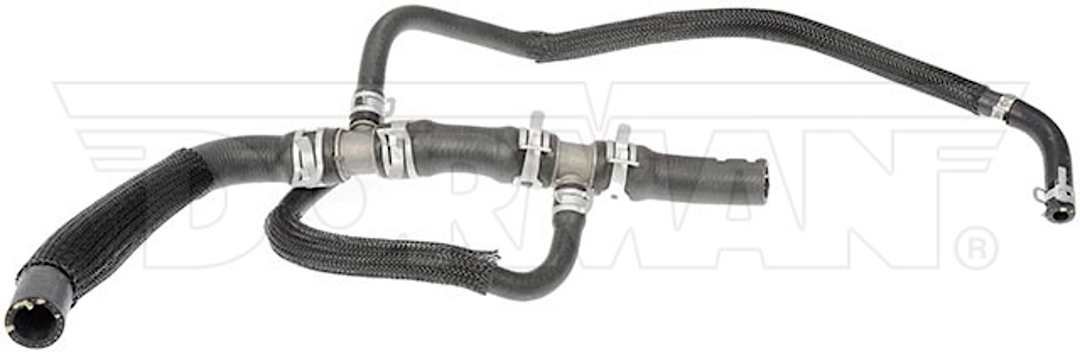rb626649_1.jpg Dorman 626-649 OE Solutions Series Heater Hose - Black, Rubber, Dual I.D. hose, Direct Fit, Sold individually - Image 1