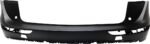 ReplaceXL Rear Primed Bumper Cover, For Models Without S-Line Package, Without Parking Aid Sensor Holes, CAPA Certified