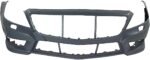 Replacement Front Primed Bumper Cover, Without Parking Aid Sensor Holes, For Models With AMG Styling Package