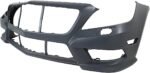 Replacement Front Primed Bumper Cover, Without Parking Aid Sensor Holes, For Models With AMG Styling Package - Image 2