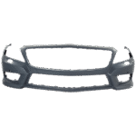 Replacement Front Primed Bumper Cover, For Models With Parking Aid Sensor Holes and AMG Styling Package