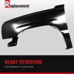 Replacement Rear, Passenger Side Truck Bedside Panel, Primed, Outer Panel, 6 Ft. Bed, Single Rear Wheels - Image 8