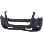 Replacement Front Primed Bumper Cover, Adrenalin Model, Without Parking Aid Sensor Holes