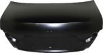 Replacement Trunk Lid - Primed, With Emblem and License Plate Holes