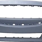 Replacement Front Primed Bumper Cover, Without Parking Aid Sensor Holes